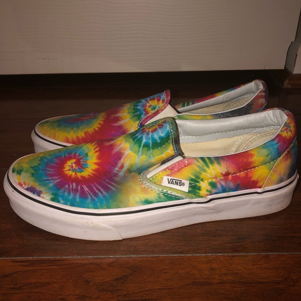 Rainbow Tye Dye Vans
